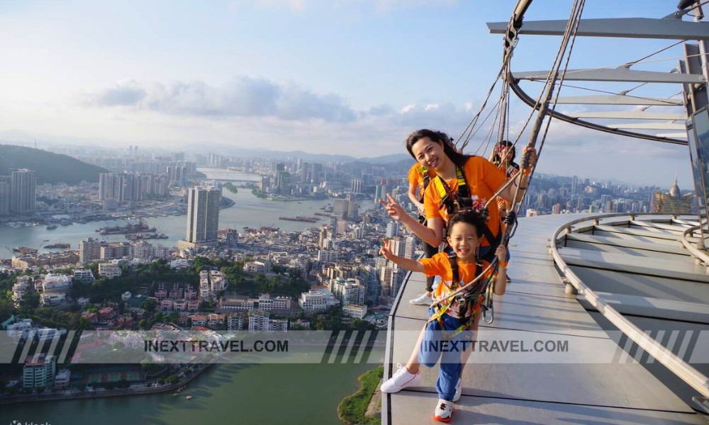 Ride the Macau Tower Skyjump for an Adrenaline Rush